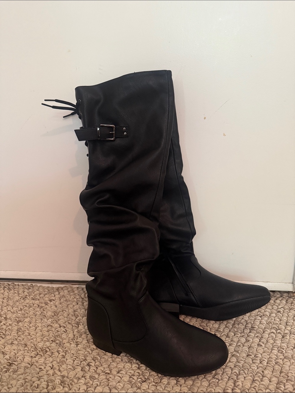Classic Black Knee-High Women's Boots